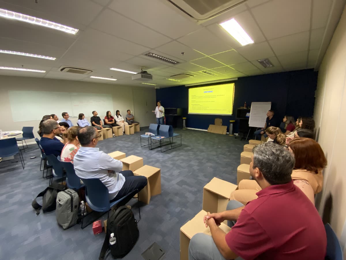 Participantes da Catupiry no team building Accountability Club conduzido pela Aldeia Incompany
